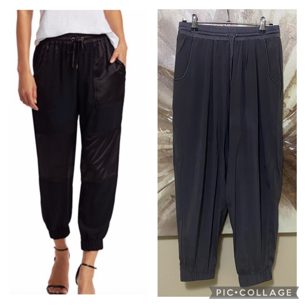 Ramy Brooke Silk Jogger Pants